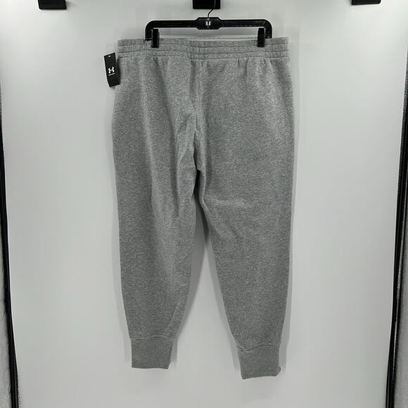 Under Armour Women's Rival Fleece Joggers - Gray - XXL - New with tags - Picture 7 of 7